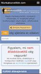 Mobile Screenshot of munkakozvetitok.com